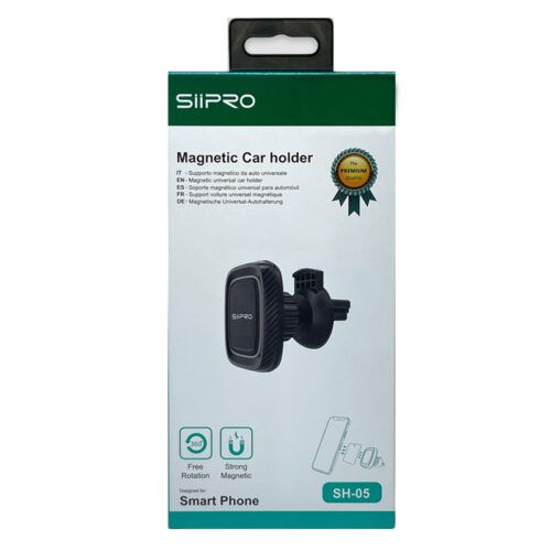Alternative view of Siipro Magnetic Air Vent Phone Holder Black (SH-05)