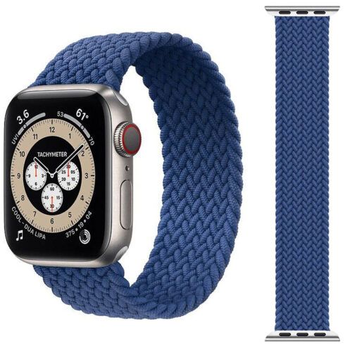 Stoband Hera Braided Blue Λουράκι για Apple Watch 44/45/46/49mm (Size: M)