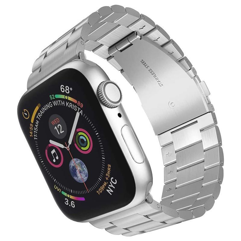 Hera Metal Classic Steel Bracelet Grey Apple Watch 44/45/46/49mm APPLE WATCH Orso Hera Metal Classic Steel Bracelet Grey Apple Watch 44/45/46/49mm - Image 4