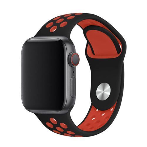 WiWU Dual Color Sport Black/Red Λουράκι Apple Watch 38/40/41/42mm Series 10 2024