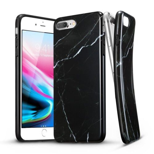ESR iPhone 7 Plus/8 Plus Soft Marble Black Marquina (X000OV3M7B) ΘΗΚΕΣ ESR ESR iPhone 7 Plus/8 Plus Soft Marble Black Marquina (X000OV3M7B)