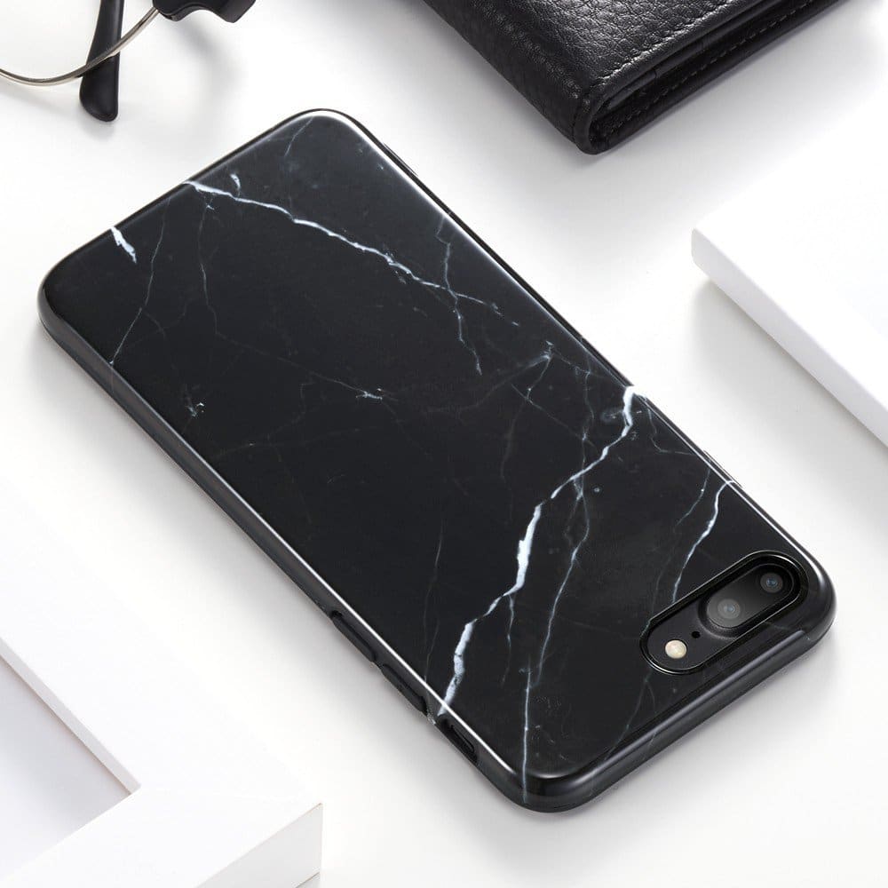 ESR iPhone 7 Plus/8 Plus Soft Marble Black Marquina (X000OV3M7B) ΘΗΚΕΣ ESR ESR iPhone 7 Plus/8 Plus Soft Marble Black Marquina (X000OV3M7B) - Image 2