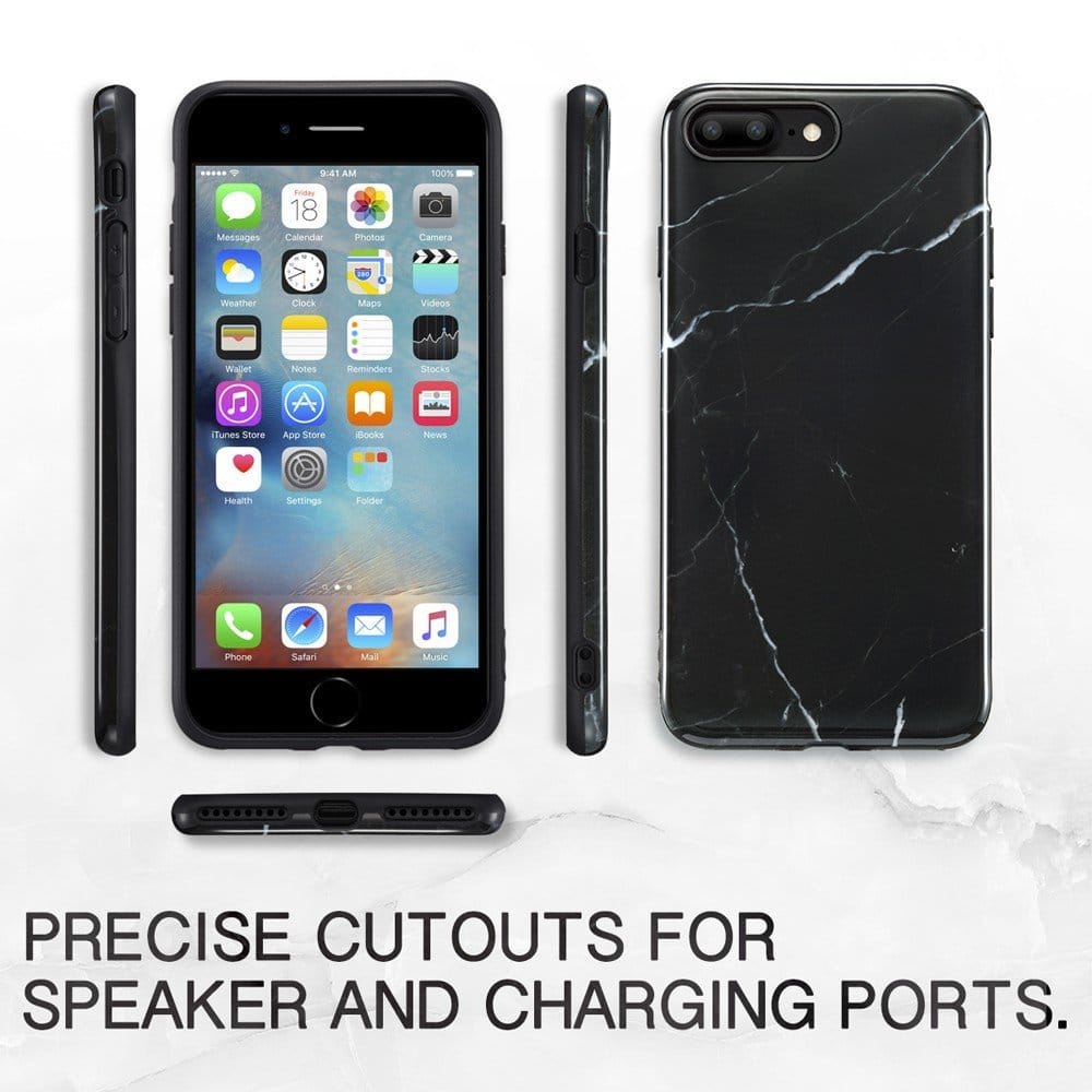 ESR iPhone 7 Plus/8 Plus Soft Marble Black Marquina (X000OV3M7B) ΘΗΚΕΣ ESR ESR iPhone 7 Plus/8 Plus Soft Marble Black Marquina (X000OV3M7B) - Image 4