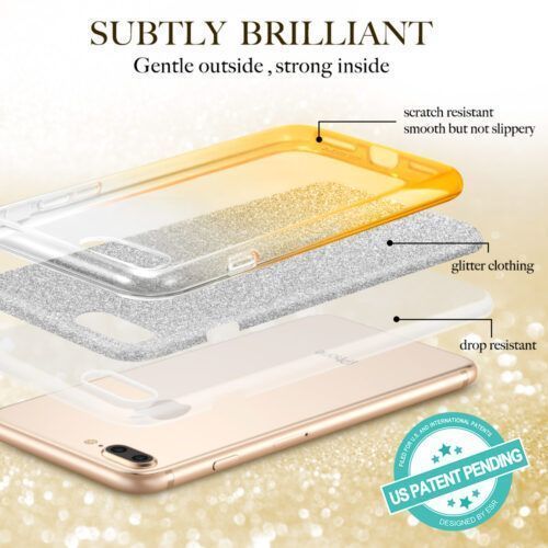 Alternative view of ESR iPhone 7 Plus/8 Plus Make Up Series Ombre Gold (X001H7LHAN)