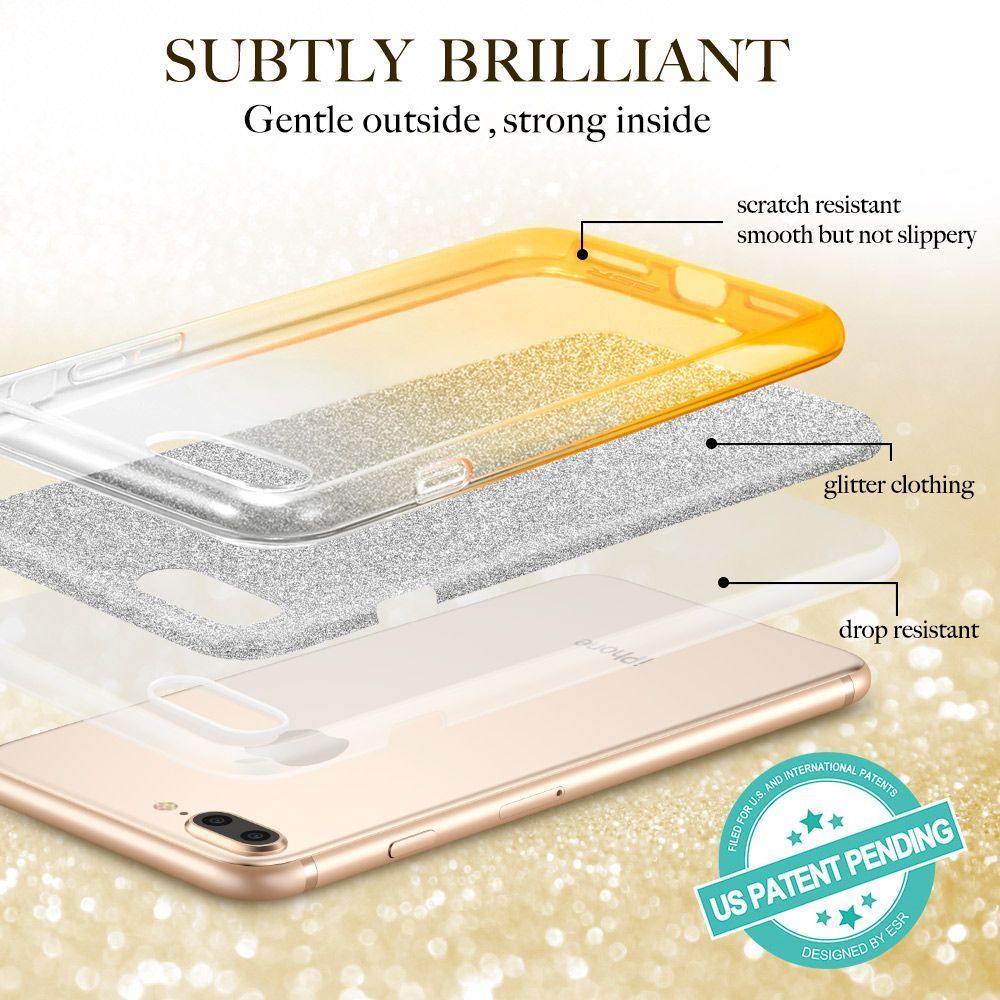 ESR iPhone 7 Plus/8 Plus Make Up Series Ombre Gold (X001H7LHAN) ΘΗΚΕΣ ESR ESR iPhone 7 Plus/8 Plus Make Up Series Ombre Gold (X001H7LHAN) - Image 2