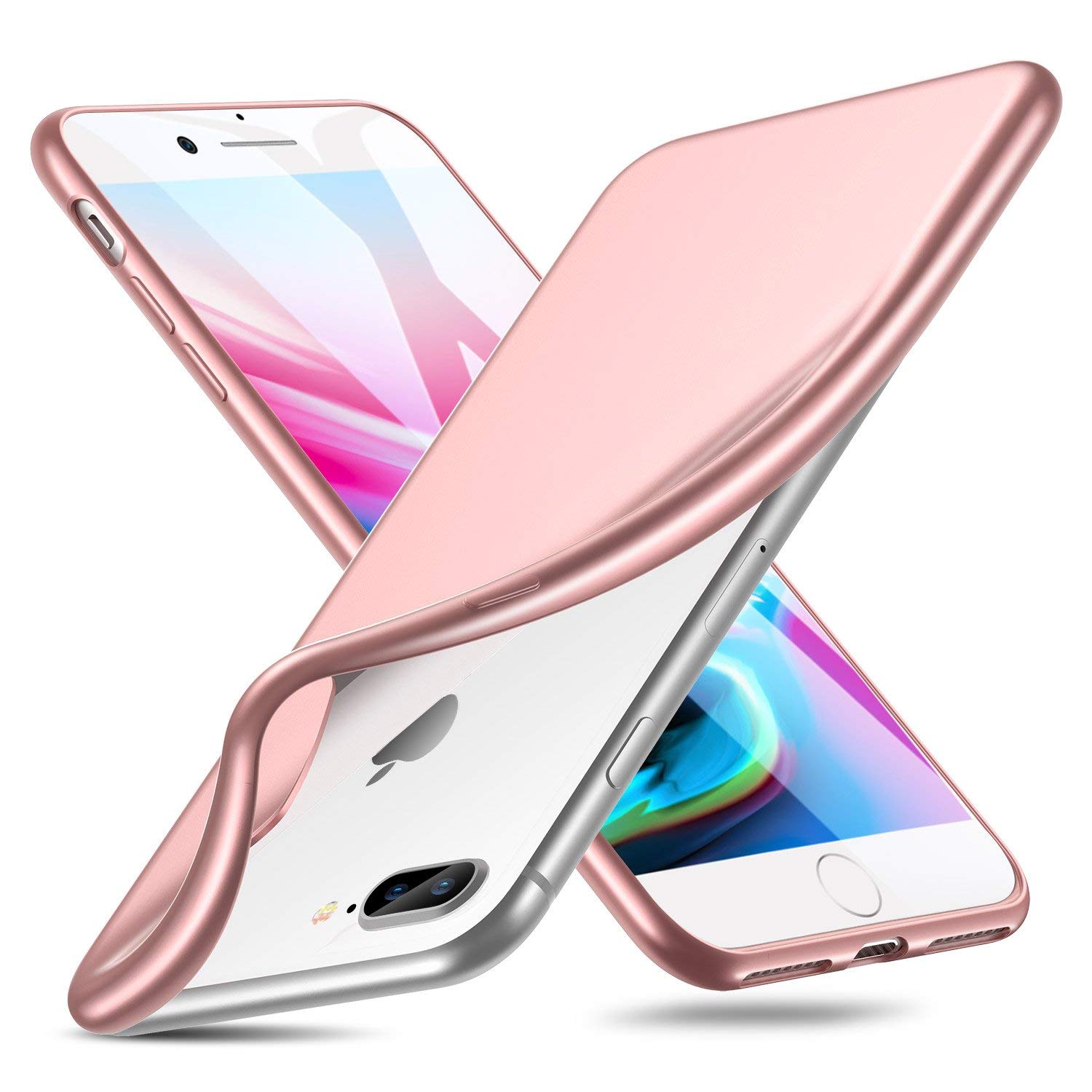 ESR iPhone 7 Plus/8 Plus Slim Fit Matte Case Rose Gold (X001H8L5F9) ΘΗΚΕΣ ESR ESR iPhone 7 Plus/8 Plus Slim Fit Matte Case Rose Gold (X001H8L5F9)