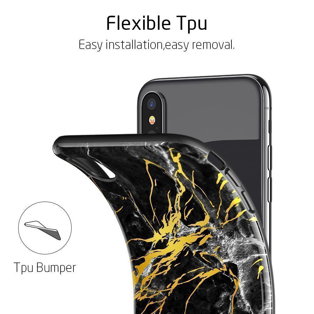 ESR iPhone X/Xs Soft Marble Black Gold (X001Q4DP11) STOCK OFFERS ESR ESR iPhone X/Xs Soft Marble Black Gold (X001Q4DP11) - Image 3