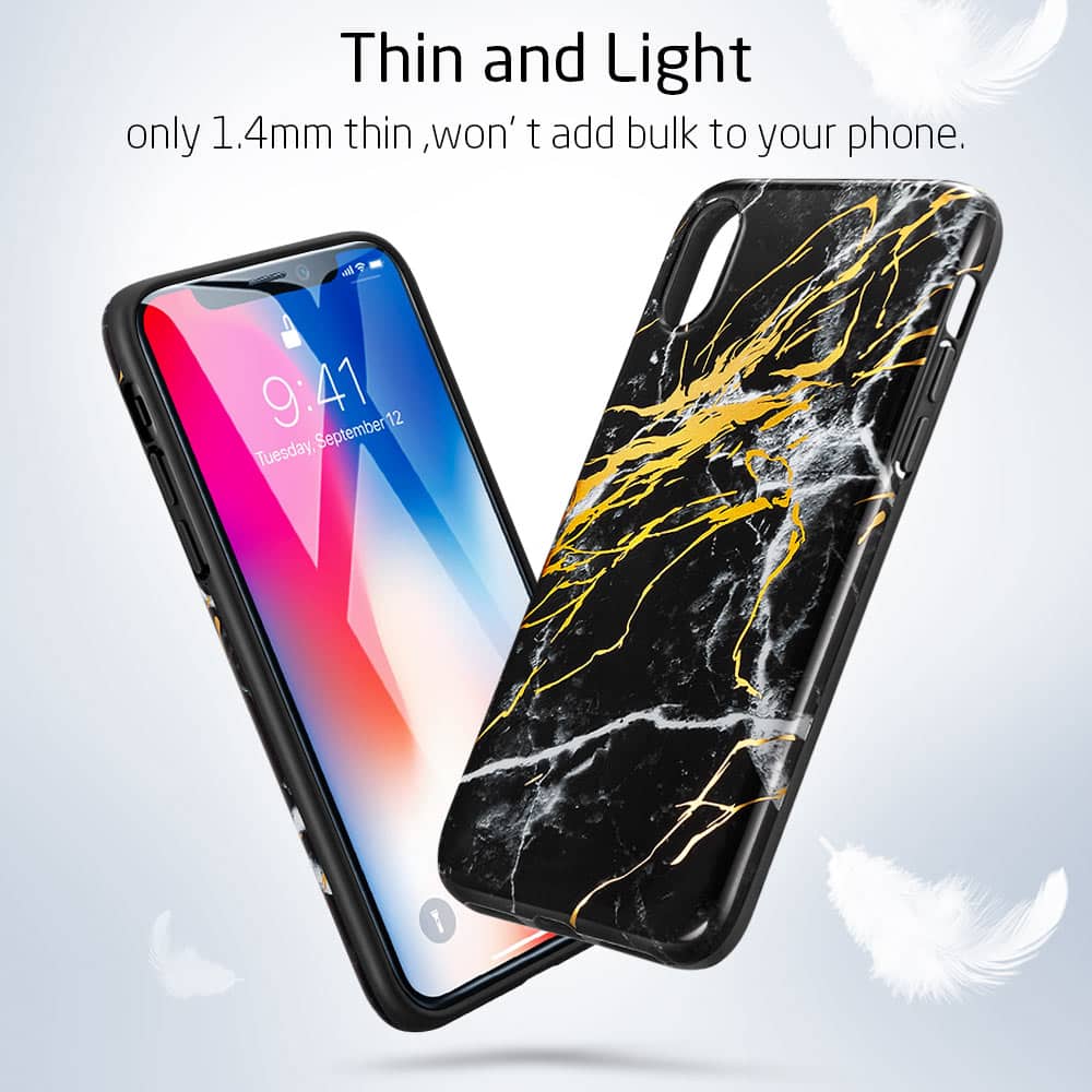 ESR iPhone X/Xs Soft Marble Black Gold (X001Q4DP11) STOCK OFFERS ESR ESR iPhone X/Xs Soft Marble Black Gold (X001Q4DP11) - Image 4