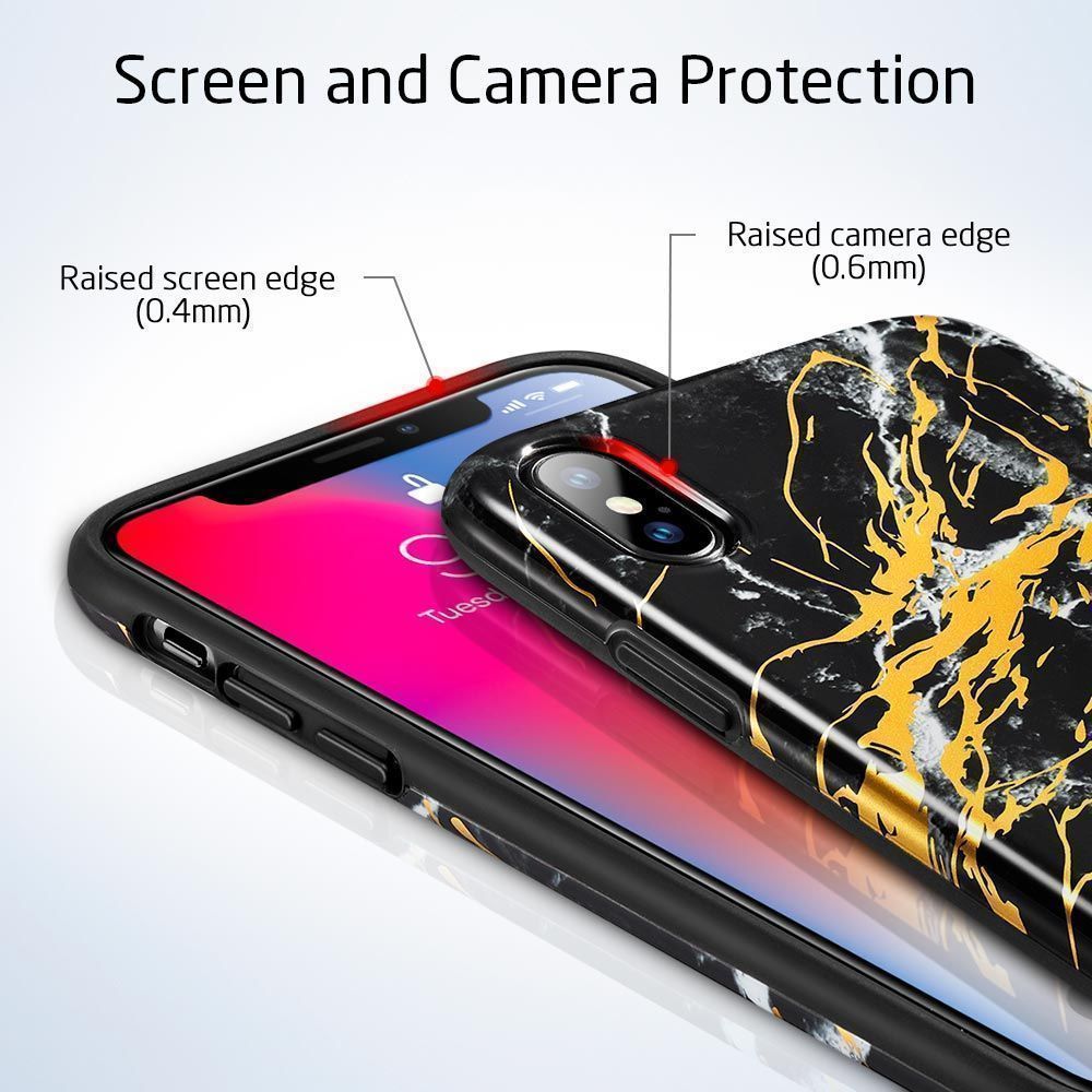 ESR iPhone X/Xs Soft Marble Black Gold (X001Q4DP11) STOCK OFFERS ESR ESR iPhone X/Xs Soft Marble Black Gold (X001Q4DP11) - Image 5