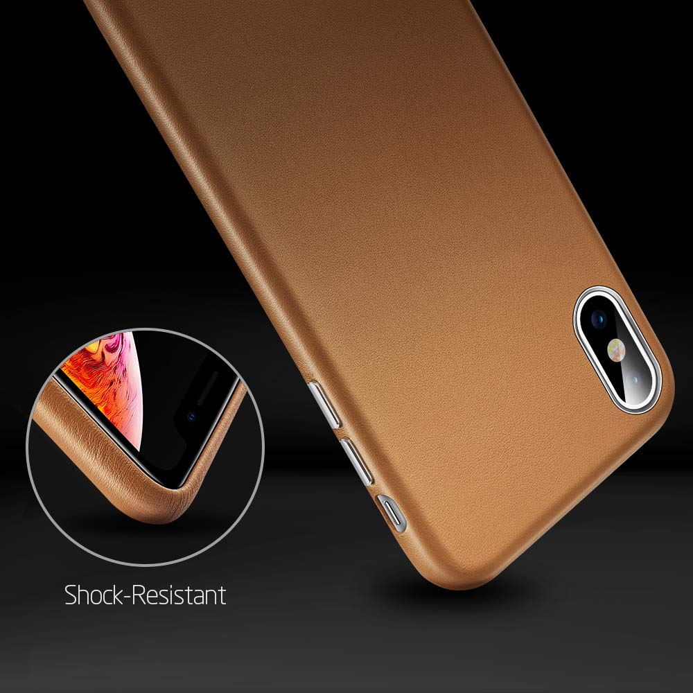ESR iPhone Xs Max Oxford Leather Brown (X001YVE6CX) STOCK OFFERS ESR ESR iPhone Xs Max Oxford Leather Brown (X001YVE6CX) - Image 7