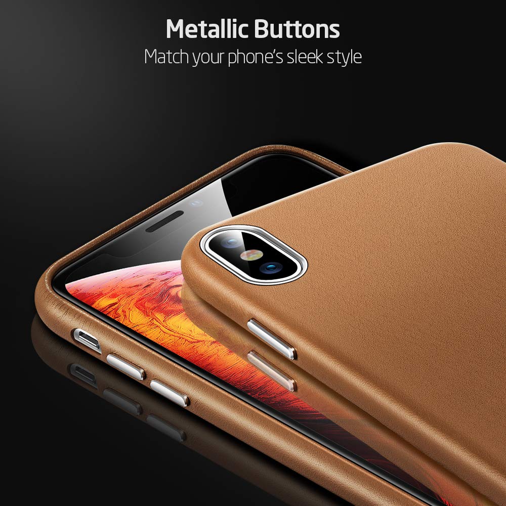 ESR iPhone Xs Max Oxford Leather Brown (X001YVE6CX) STOCK OFFERS ESR ESR iPhone Xs Max Oxford Leather Brown (X001YVE6CX) - Image 8