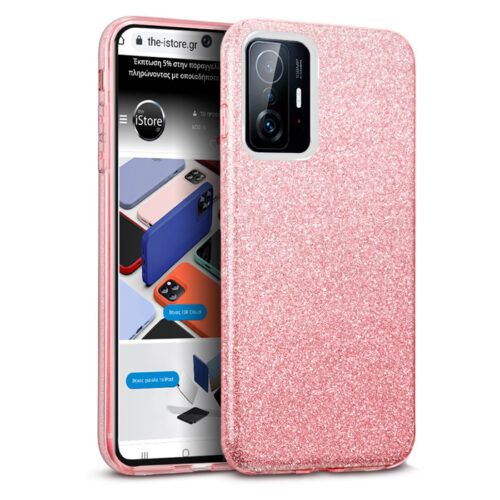 Hybrid Strass Pink Case Xiaomi 11T / 11T Pro ΘΗΚΕΣ OEM Hybrid Strass Pink Case Xiaomi 11T / 11T Pro
