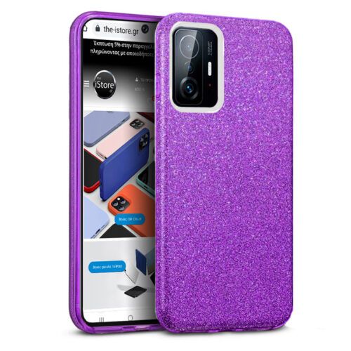 Hybrid Strass Violet Case Xiaomi 11T / 11T Pro ΘΗΚΕΣ OEM Hybrid Strass Violet Case Xiaomi 11T / 11T Pro