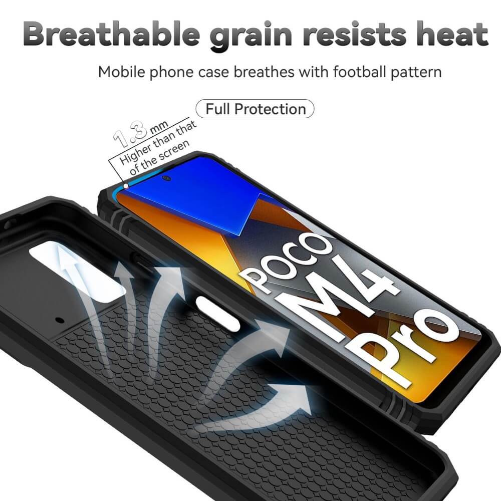 Combo Kickstand Slide Camera Case Black Xiaomi Poco M4 Pro 4G ΘΗΚΕΣ OEM Combo Kickstand Slide Camera Case Black Xiaomi Poco M4 Pro 4G - Image 14
