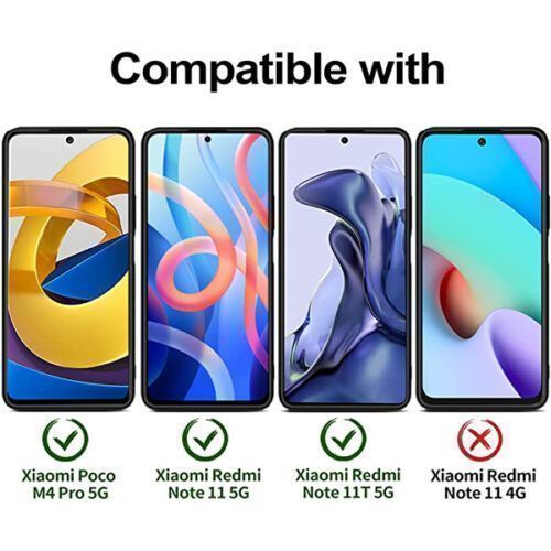 Alternative view of Full Glue Tempered Glass Xiaomi Poco M4 Pro 5G