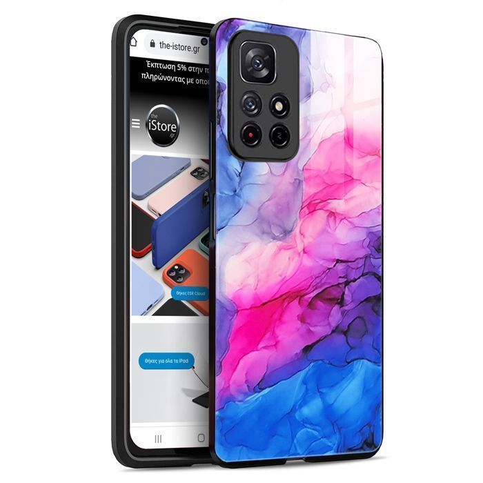 Glossy Marble Sky Fire Case Xiaomi Poco M4 Pro 5G ΘΗΚΕΣ OEM Glossy Marble Sky Fire Case Xiaomi Poco M4 Pro 5G