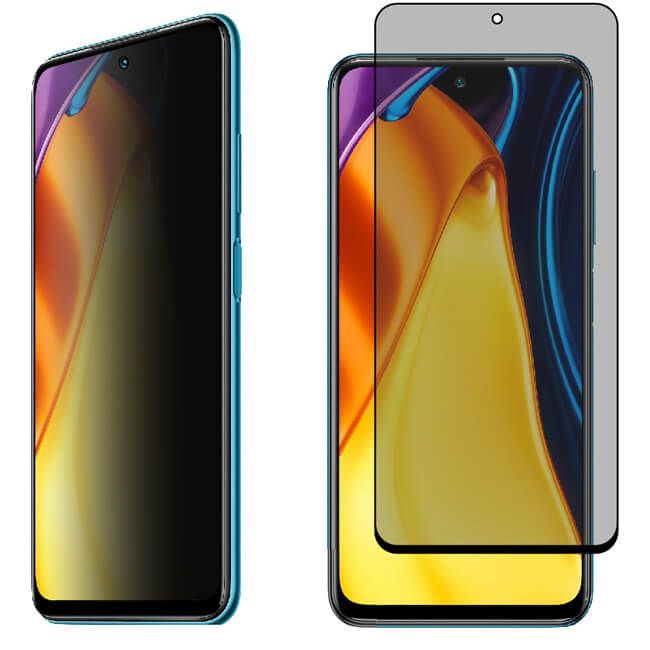 Privacy Tempered Glass Xiaomi Poco M3 Pro 5G ΠΡΟΣΤΑΣΙΑ ΟΘΟΝΗΣ OEM Privacy Tempered Glass Xiaomi Poco M3 Pro 5G