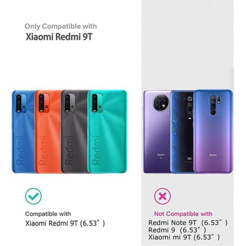 Alternative view of Hybrid Strass Red Case Xiaomi Redmi 9T
