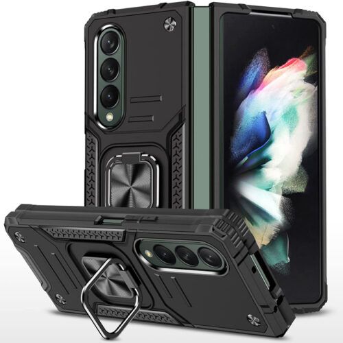 Armor Ringstand Case Black Samsung Galaxy Z Fold4 5G ΘΗΚΕΣ OEM Armor Ringstand Case Black Samsung Galaxy Z Fold4 5G