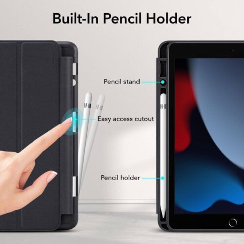 Alternative view of ESR Rebound Pencil Series Black iPad 10.2 2019/2020