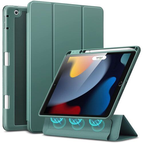 ESR Rebound Hybrid Pro Pencil Holder Frosted Green iPad 10.2 2019/2020/2021 ΘΗΚΕΣ ESR ESR Rebound Hybrid Pro Pencil Holder Frosted Green iPad 10.2 2019/2020/2021