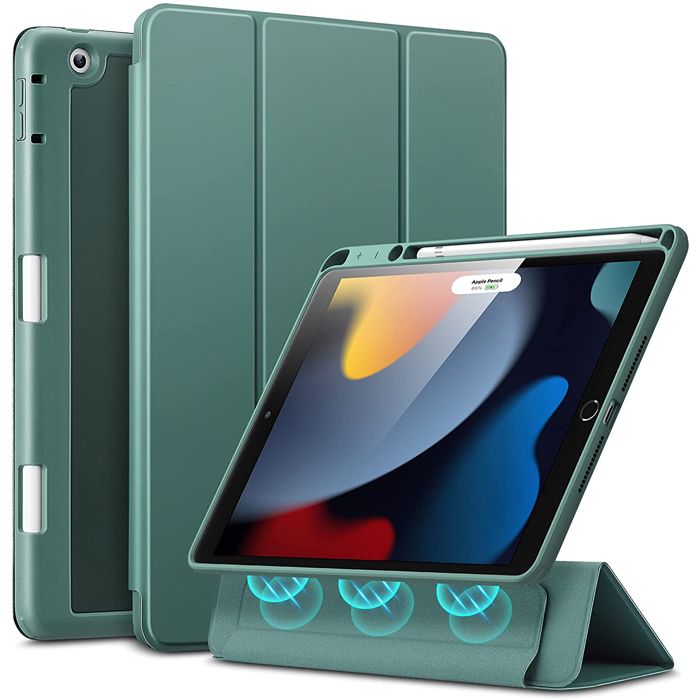 ESR Rebound Hybrid Pro Pencil Holder Frosted Green iPad 10.2 2019/2020/2021 ΘΗΚΕΣ ESR ESR Rebound Hybrid Pro Pencil Holder Frosted Green iPad 10.2 2019/2020/2021