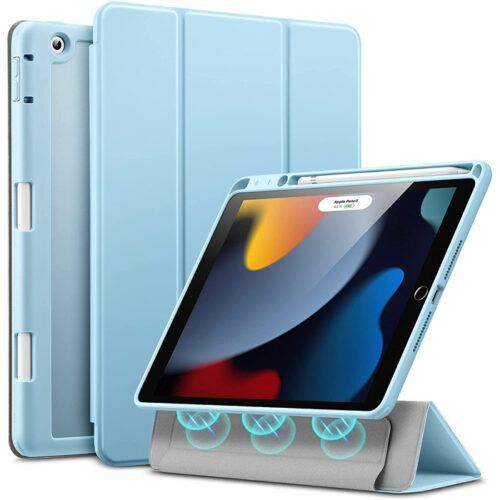 ESR Rebound Hybrid Pro Pencil Holder Frosted Blue iPad 10.2 2019/2020/2021 ΘΗΚΕΣ ESR ESR Rebound Hybrid Pro Pencil Holder Frosted Blue iPad 10.2 2019/2020/2021