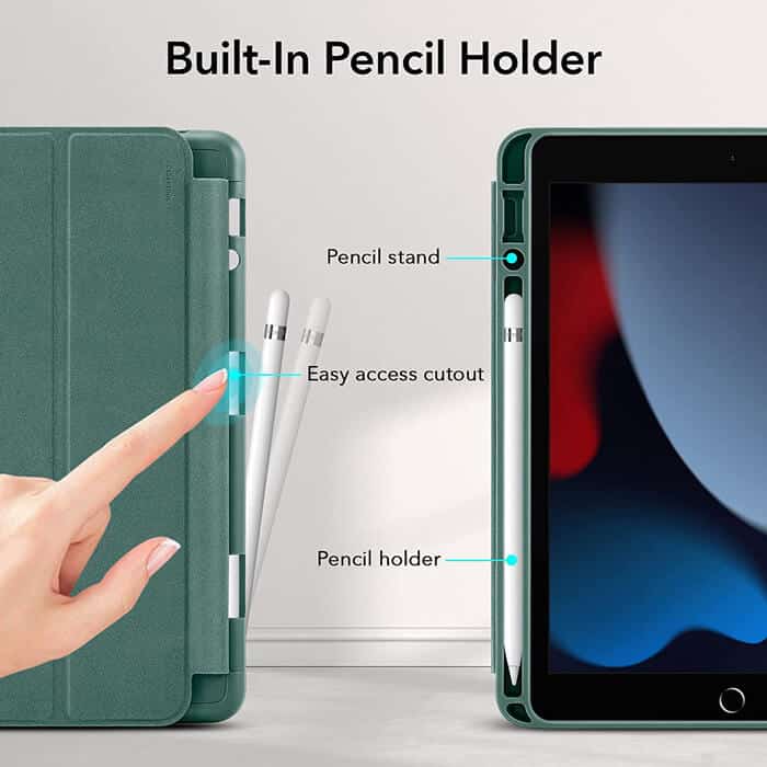 ESR Rebound Pencil Series Forest Green iPad 10,2 2019/2020/2021 ΘΗΚΕΣ ESR ESR Rebound Pencil Series Forest Green iPad 10,2 2019/2020/2021 - Image 6