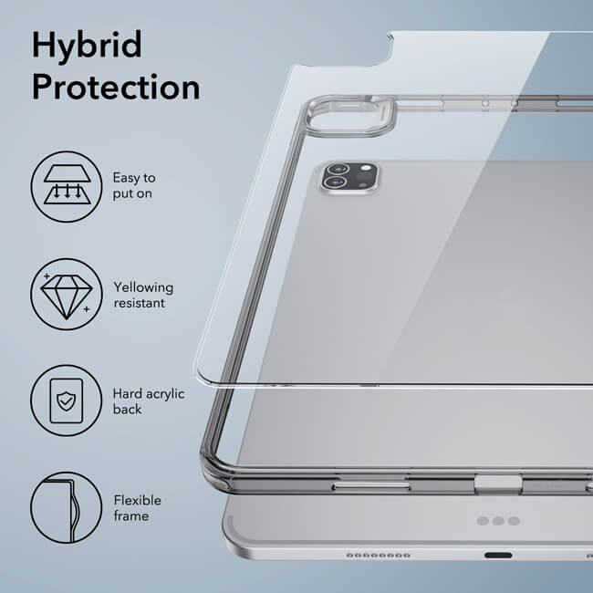ESR Classic Hybrid Clear Black Case iPad Pro 12,9 2022/2021 ΘΗΚΕΣ ESR ESR Classic Hybrid Clear Black Case iPad Pro 12,9 2022/2021 - Image 2