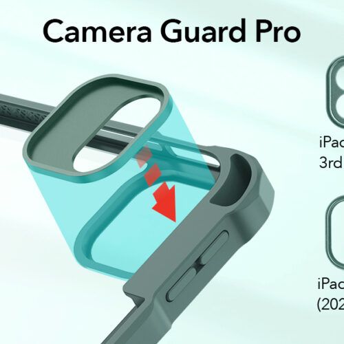 Alternative view of ESR Rebound Hybrid Pro Pencil Holder Green  iPad Air 4/5/Air 11