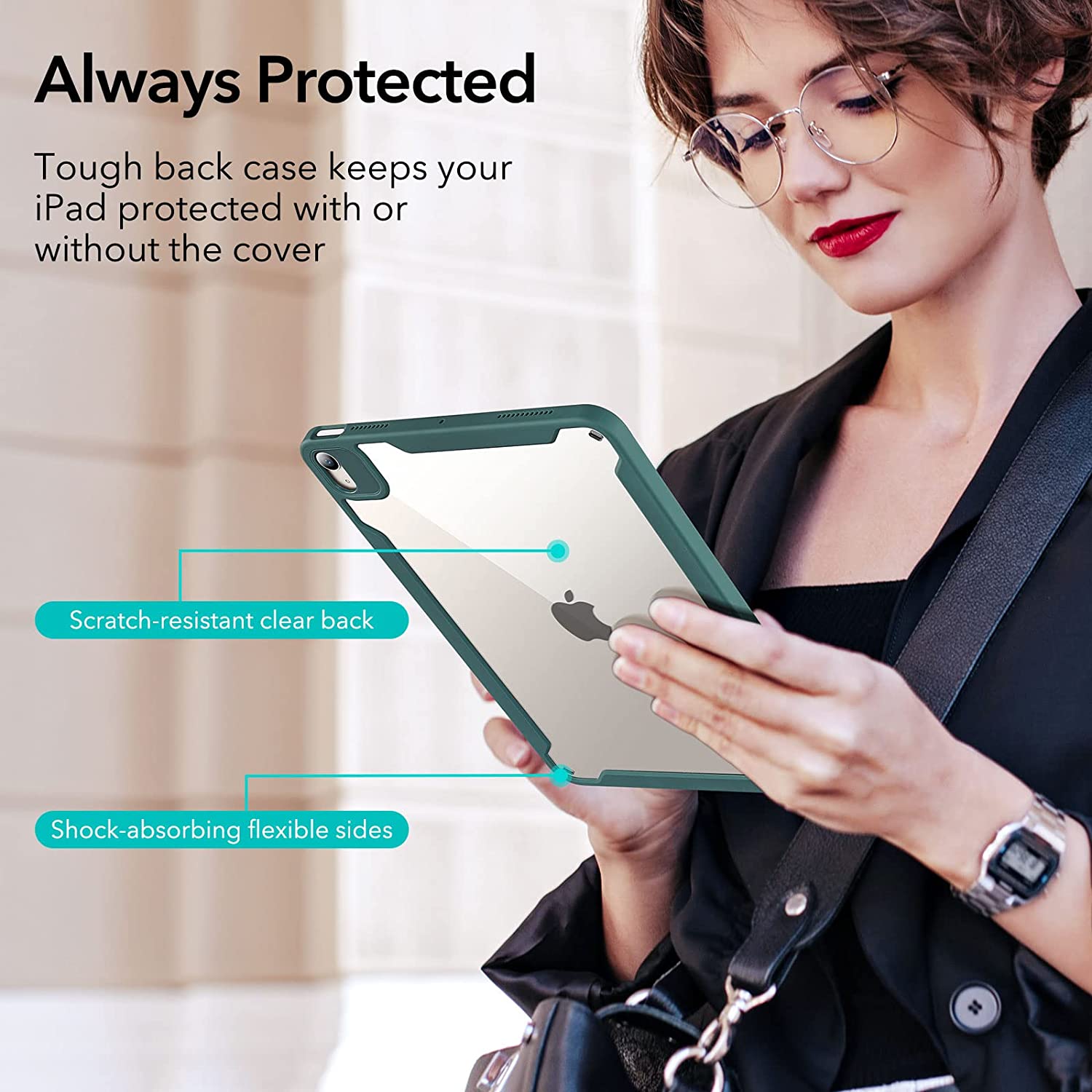 ESR Rebound Hybrid 360 Case Forest Green iPad Air 4/5/Air 11 ΘΗΚΕΣ ESR ESR Rebound Hybrid 360 Case Forest Green iPad Air 4/5/Air 11 - Image 5