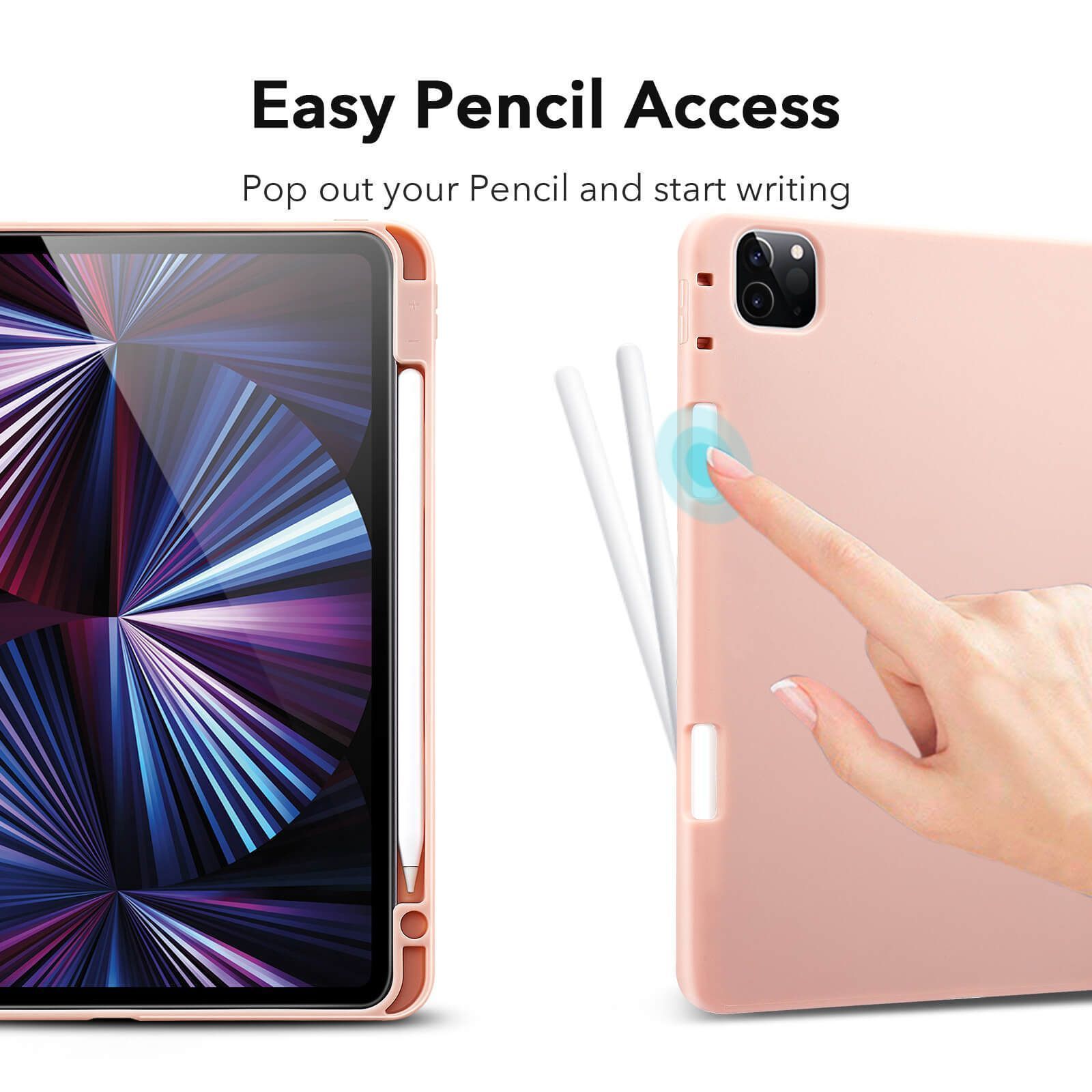 ESR Rebound Pencil Series Rose Gold iPad Pro 11 2021/2022 ΘΗΚΕΣ ESR ESR Rebound Pencil Series Rose Gold iPad Pro 11 2021/2022 - Image 2