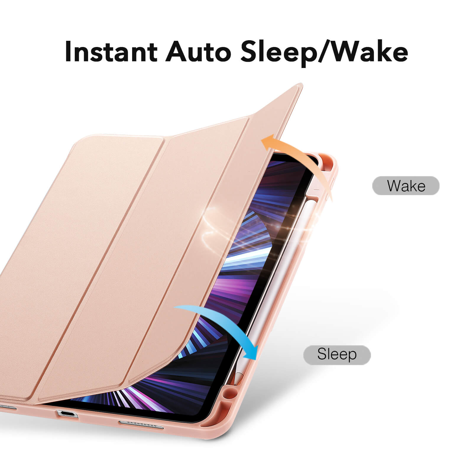 ESR Rebound Pencil Series Rose Gold iPad Pro 11 2021/2022 ΘΗΚΕΣ ESR ESR Rebound Pencil Series Rose Gold iPad Pro 11 2021/2022 - Image 7