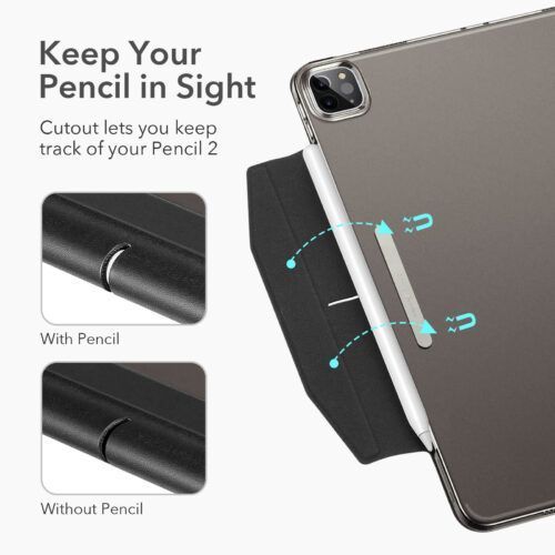 Alternative view of ESR Ascend Trifold with Clasp Black iPad Pro 11 2021/2022