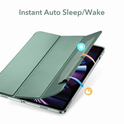 Alternative view of ESR Ascend Trifold with Clasp Forest Green iPad Pro 12,9 2021/2022