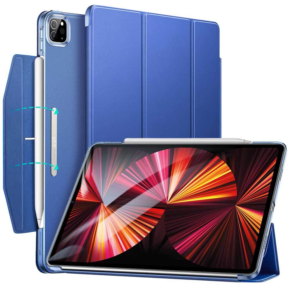 ESR Yippee Trifold with Clasp Navy Blue iPad Pro 12,9 2021/2022 ΘΗΚΕΣ ESR ESR Yippee Trifold with Clasp Navy Blue iPad Pro 12,9 2021/2022