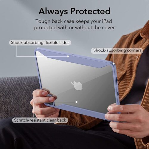 Alternative view of ESR Rebound Hybrid 360 Case Lavender iPad Pro 12,9 2022/2021