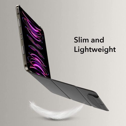 Alternative view of ESR Yippee Trifold with Clasp Black iPad Pro 12,9 2021/2022