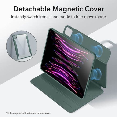 Alternative view of ESR Rebound Hybrid 360 Case Forest Green iPad Pro 12,9 2022/2021