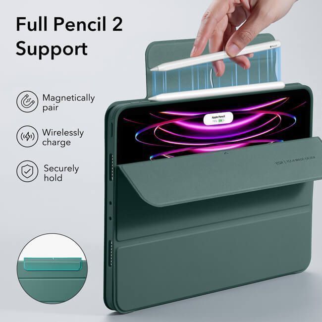 ESR Rebound Hybrid 360 Case Forest Green iPad Pro 12,9 2022/2021 ΘΗΚΕΣ ESR ESR Rebound Hybrid 360 Case Forest Green iPad Pro 12,9 2022/2021 - Image 3
