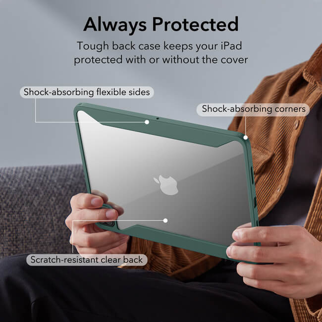 ESR Rebound Hybrid 360 Case Forest Green iPad Pro 12,9 2022/2021 ΘΗΚΕΣ ESR ESR Rebound Hybrid 360 Case Forest Green iPad Pro 12,9 2022/2021 - Image 4