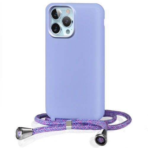 Θήκη Orso Soft TPU Κορδόνι Violet iPhone 11 Pro Max