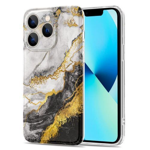iPhone 13 Pro Soft Case Marble Stone