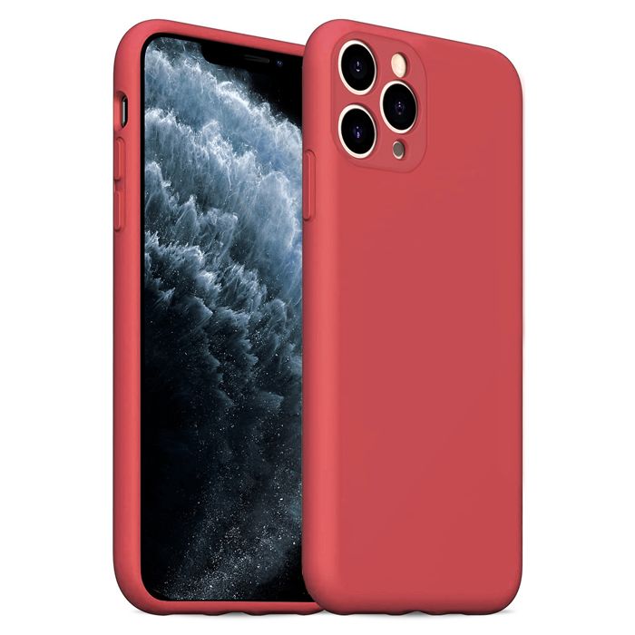 Rubber Silk Case Tomato Red iPhone 11 Pro Max ΘΗΚΕΣ OEM Rubber Silk Case Tomato Red iPhone 11 Pro Max