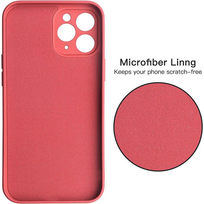 Rubber Silk Case Tomato Red iPhone 11 Pro Max ΘΗΚΕΣ OEM Rubber Silk Case Tomato Red iPhone 11 Pro Max - Image 2