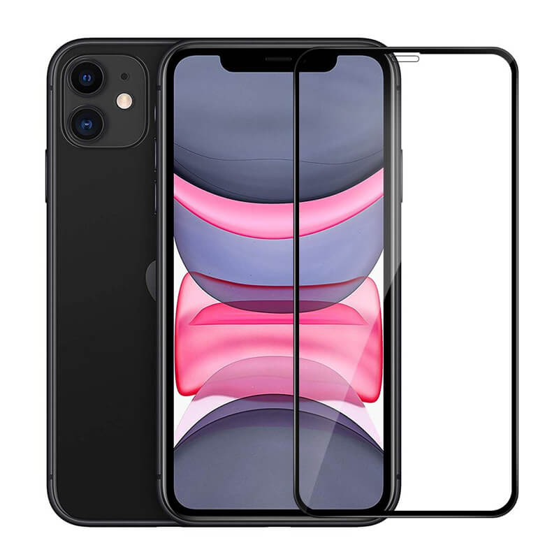 21D Full Glue Black Tempered Glass iPhone 11 STOCK OFFERS OEM 21D Full Glue Black Tempered Glass iPhone 11