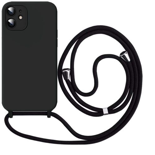 Θήκη Orso Cloud Κορδόνι Black iPhone 12 ΘΗΚΕΣ OEM Θήκη Orso Cloud Κορδόνι Black iPhone 12