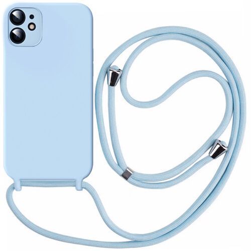 Θήκη Orso Cloud Κορδόνι Cyan iPhone 12 ΘΗΚΕΣ OEM Θήκη Orso Cloud Κορδόνι Cyan iPhone 12