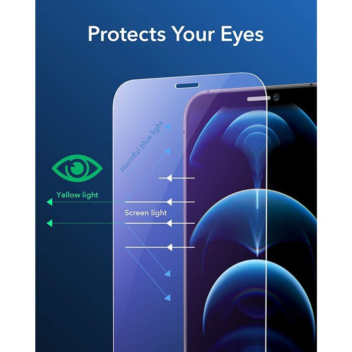 (2-Pack) ESR Anti Blue Light Tempered Glass iPhone 11 Pro Max/Xs Max ΠΡΟΣΤΑΣΙΑ ΟΘΟΝΗΣ ESR (2-Pack) ESR Anti Blue Light Tempered Glass iPhone 11 Pro Max/Xs Max - Image 2