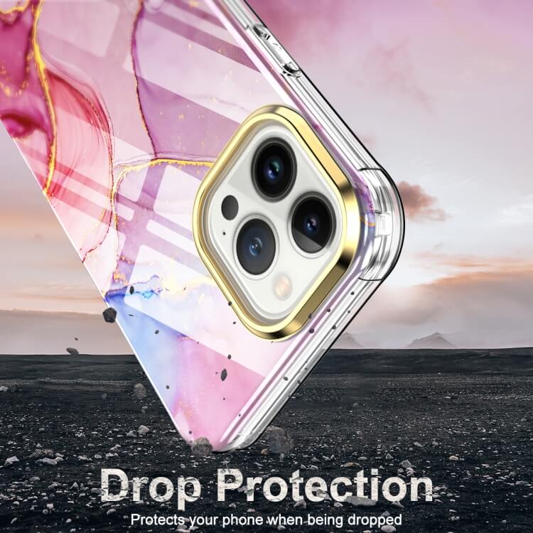iPhone 13 Pro Max Full Body 360 Case Marble Luxury Pink ΘΗΚΕΣ OEM iPhone 13 Pro Max Full Body 360 Case Marble Luxury Pink - Image 3